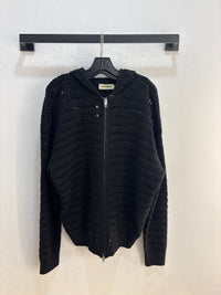 Senseera Perforated Zipup Hoodie