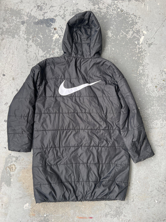Nike Swoosh Puffer Trech Coat - Size M