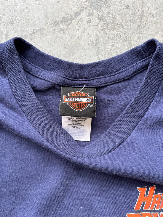 Harley Davidson Madison navy tee - Sz L