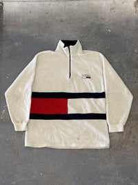 90s Tommy Quarter zip - Sz L