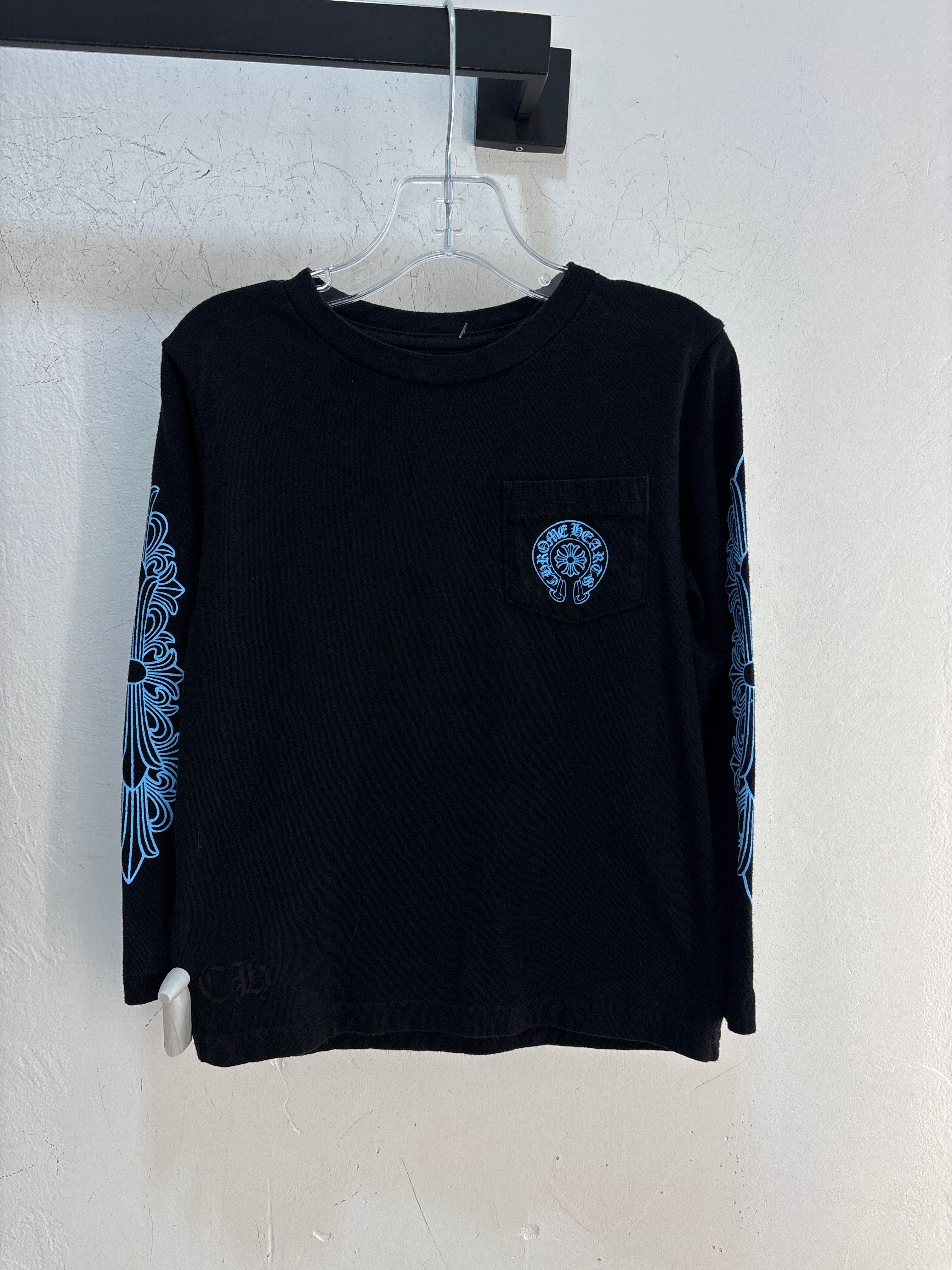 Lil Chrome Hearts BBlue/Black Longsleeve - Fit 4T