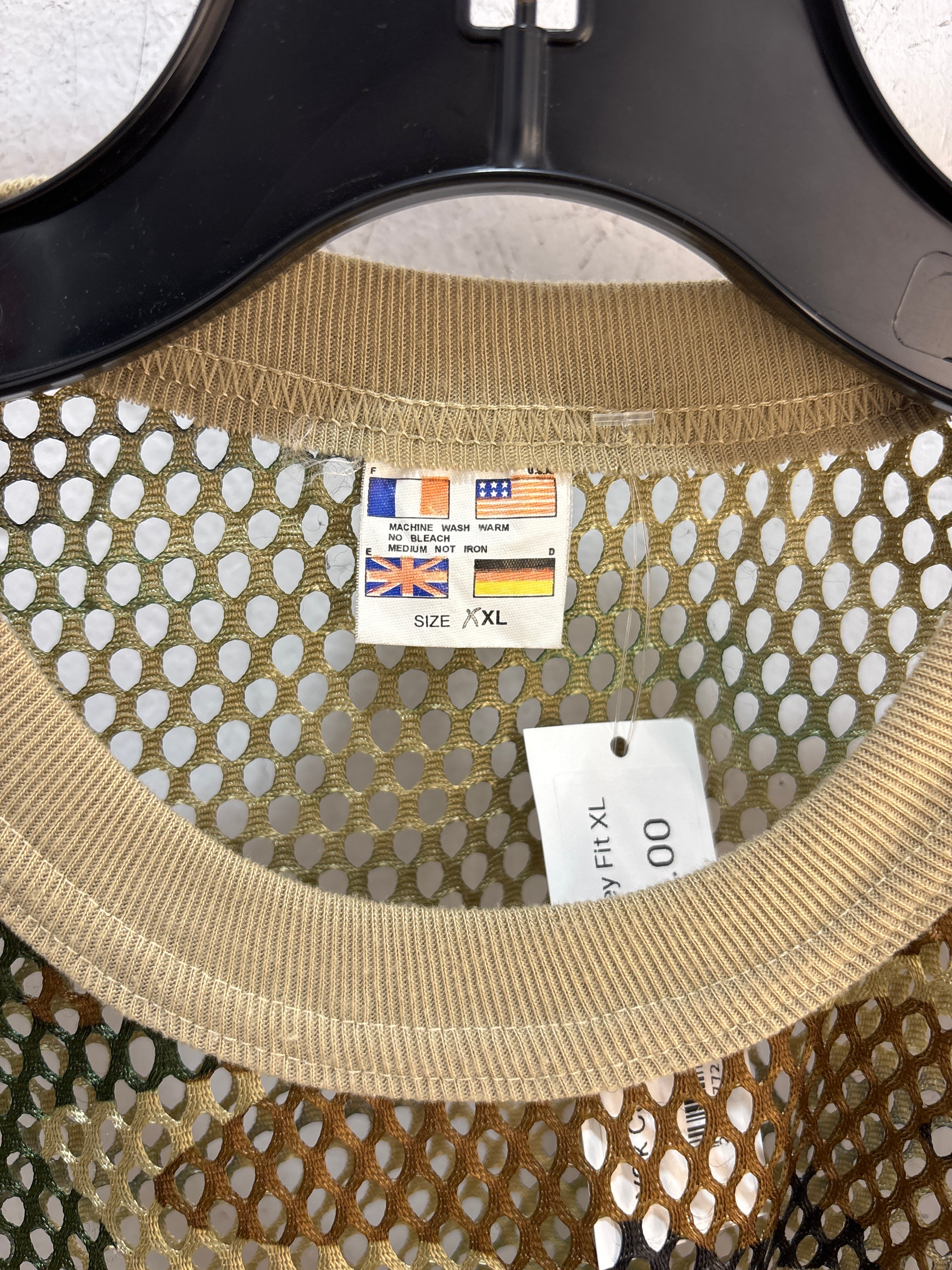 Y2k Camo Mesh Jersey Fit XL