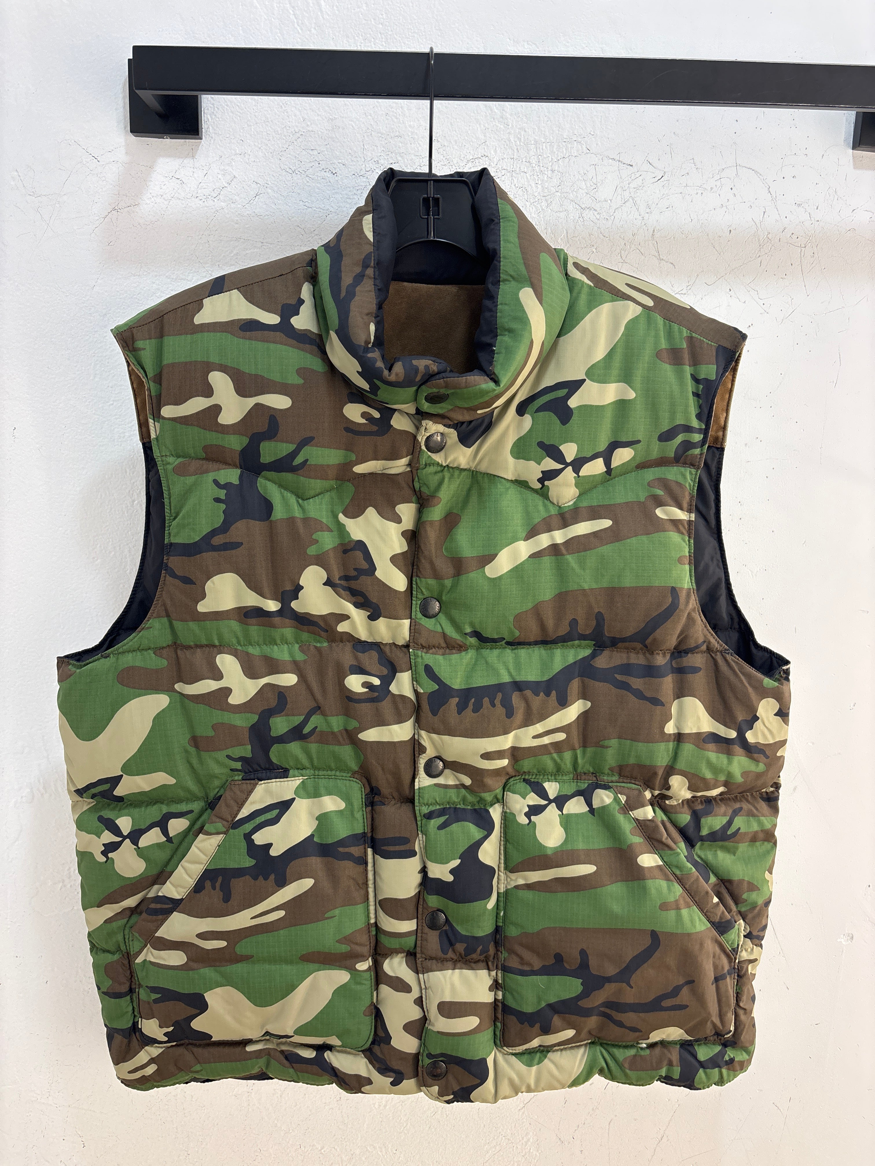 Ralph Lauren Denim & Supply Camo Puffer Vest - Size XL