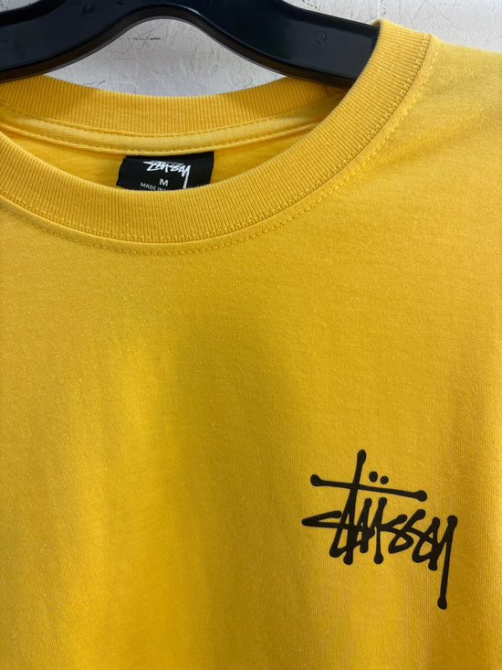 NEW Stussy Logo Yellow Longsleeve - Size M