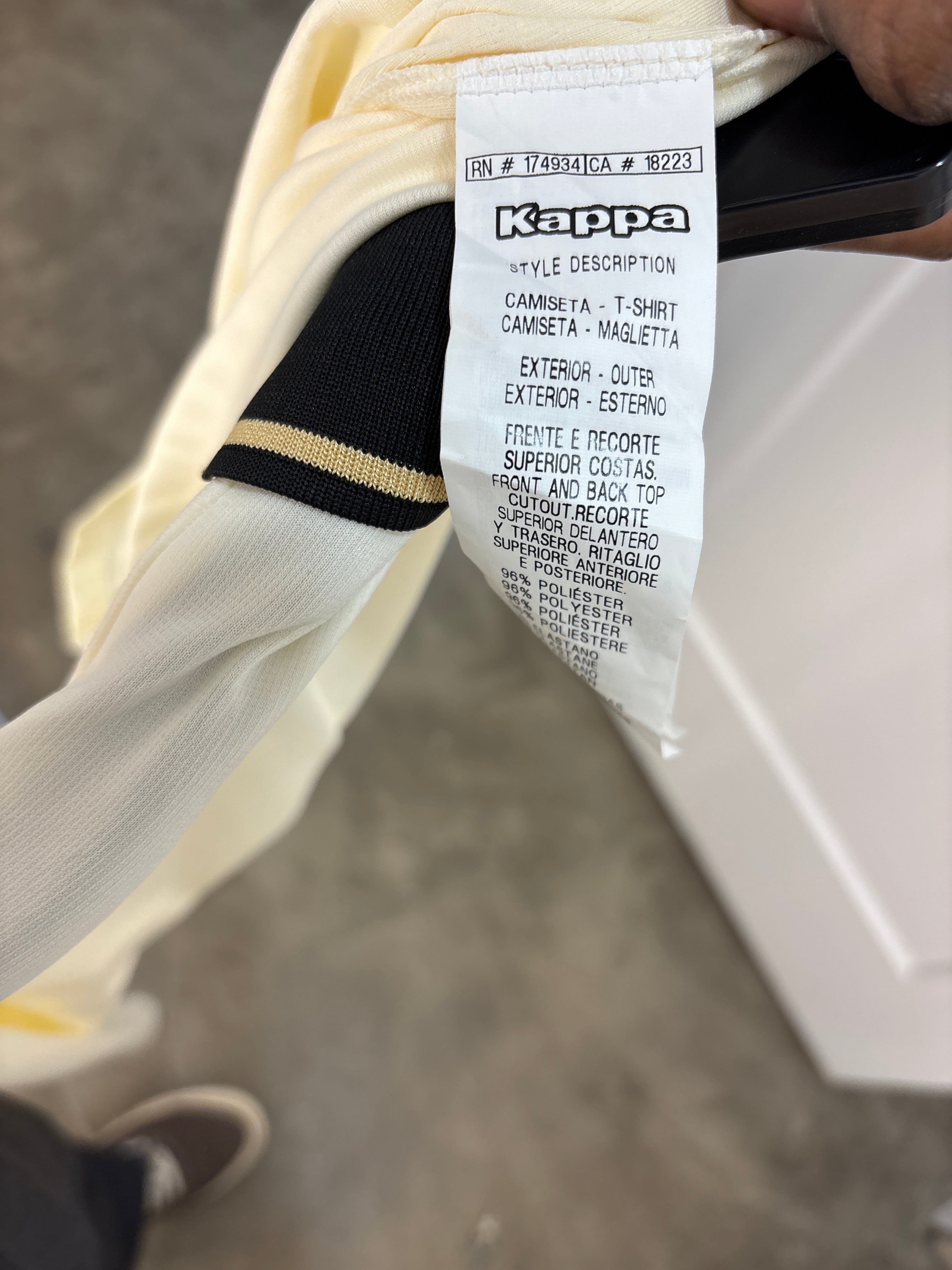 Kappa Portugal Tan Longsleeve - Size M