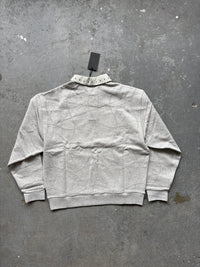 Dime MTL Wave Rugby L/S grey polo - Sz M