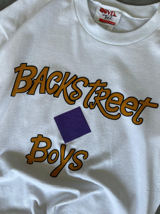90' Backstreet Boys logo tee - Sz L(W)