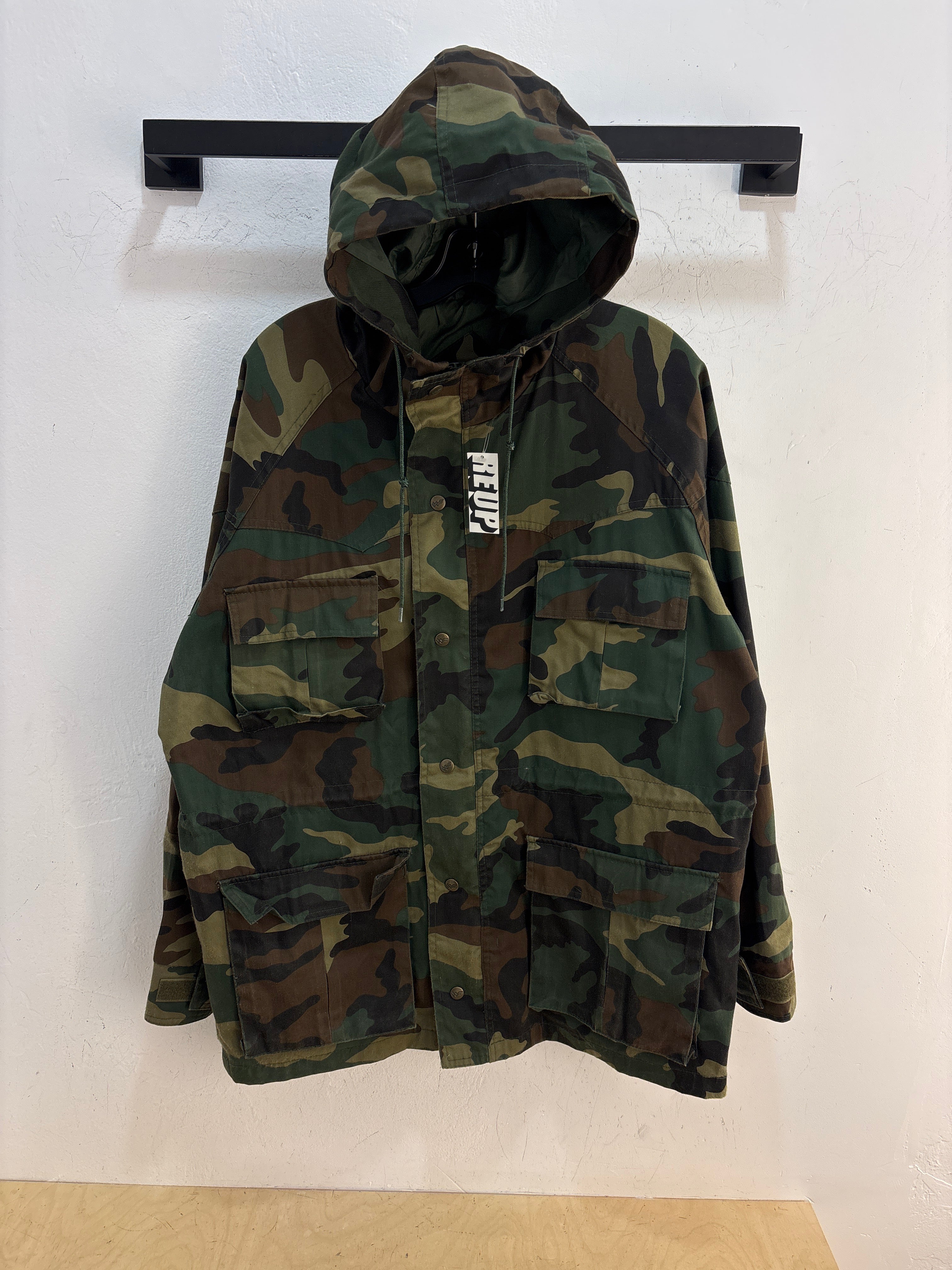 Y2k Militaire Camo Jacket - Size XL