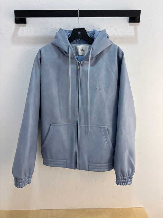 Arte Baby Blue Hooded Jacket - Size M