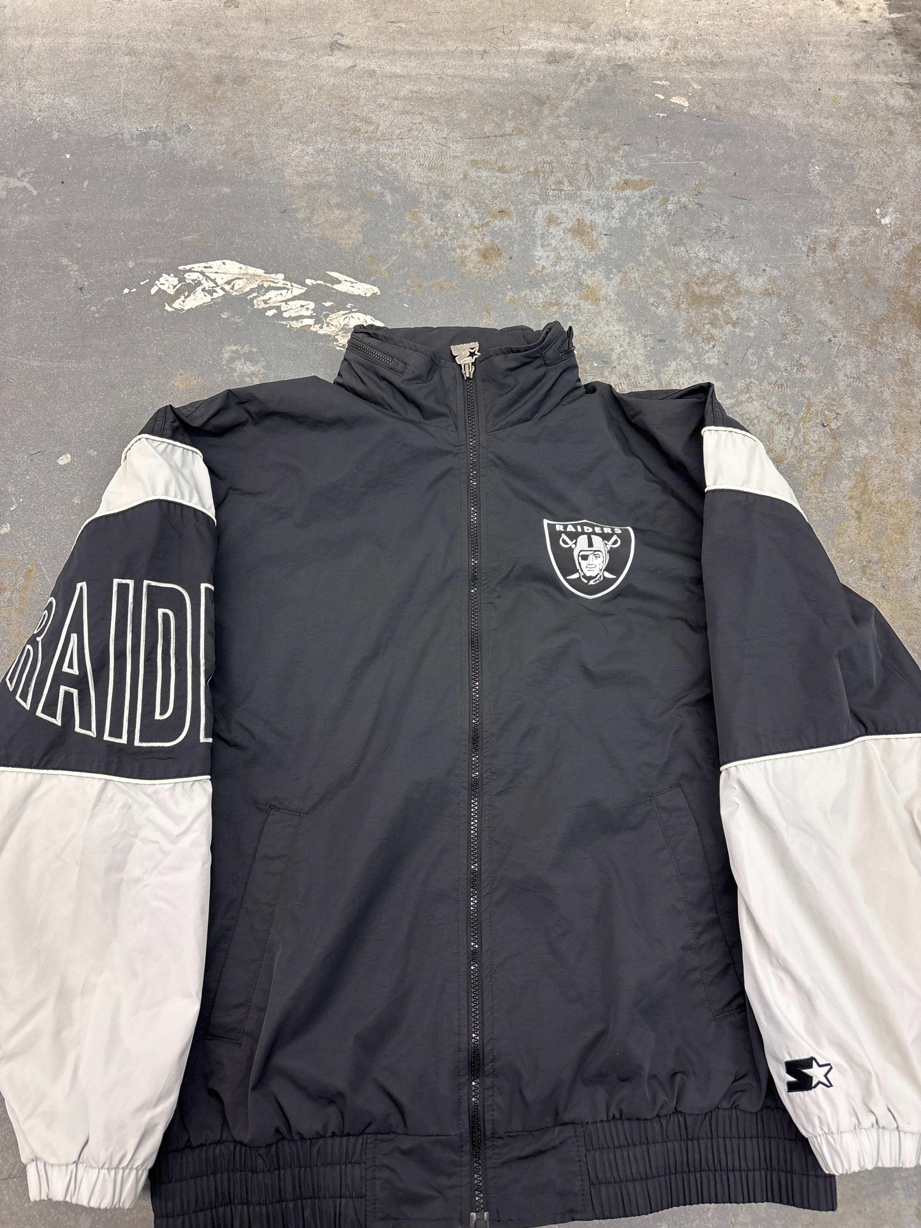 Y2K Raiders Starter Jacket - Sz M