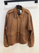Eddie Bauer Brown leather Jacket - Size M