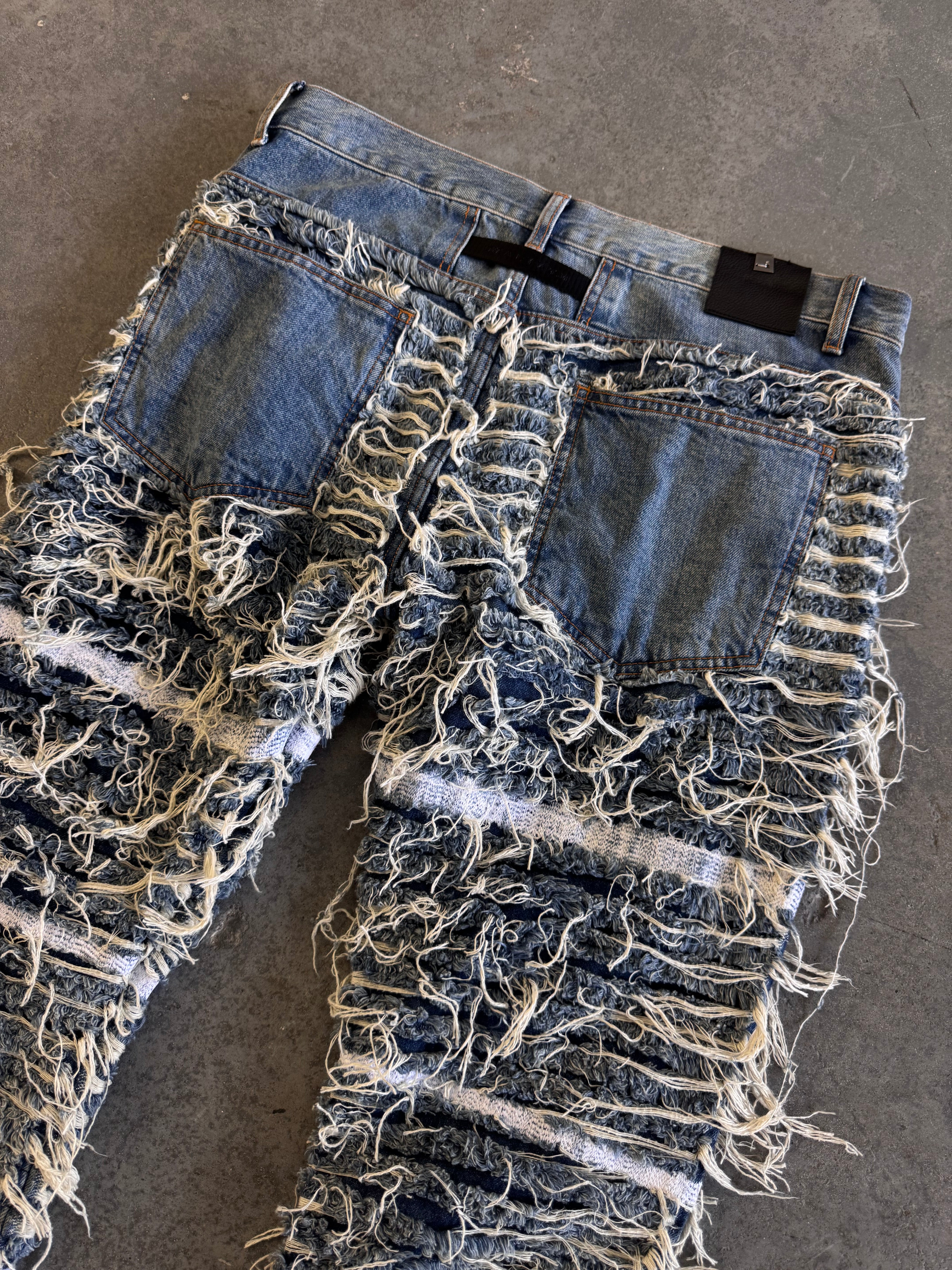 Alyx Blackmeans Frayed denim - Sz 34