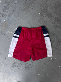90s Nike Swoosh Red/Navy/White trunk short - Sz L