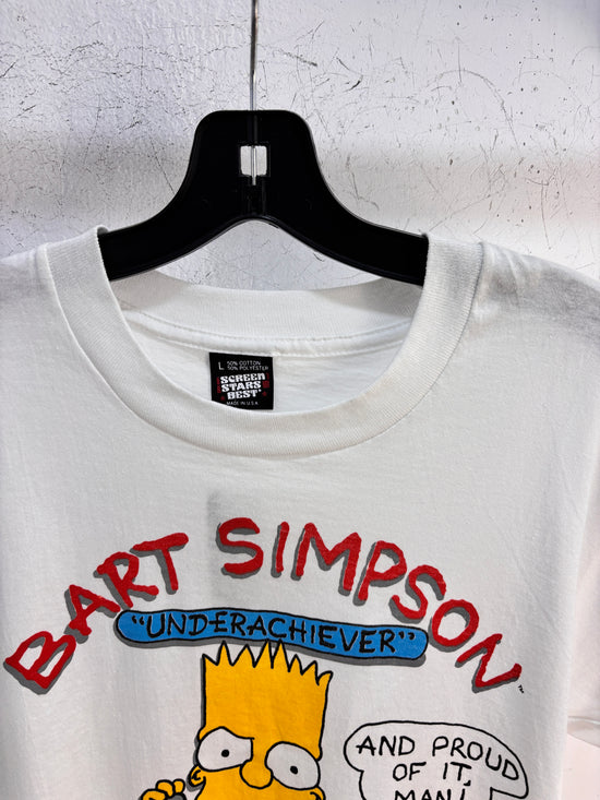 90s Bart Simpson Underachiever tee - Size L