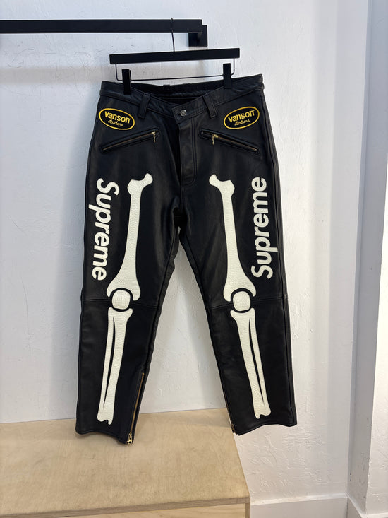 Supreme/Vanson Leather Pants - Size 36
