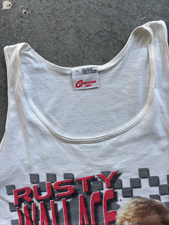 Rusty Wallace Tank top -Sz L