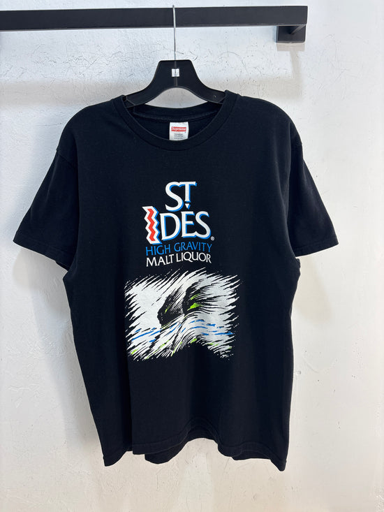Supreme St ides Black Tshirt - Size L