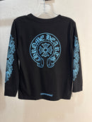 Lil Chrome Hearts BBlue/Black Longsleeve - Fit 4T