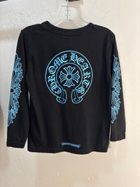 Lil Chrome Hearts BBlue/Black Longsleeve - Fit 4T