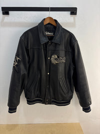 90s Schott NYC Bomber Leather Jacket - Size L