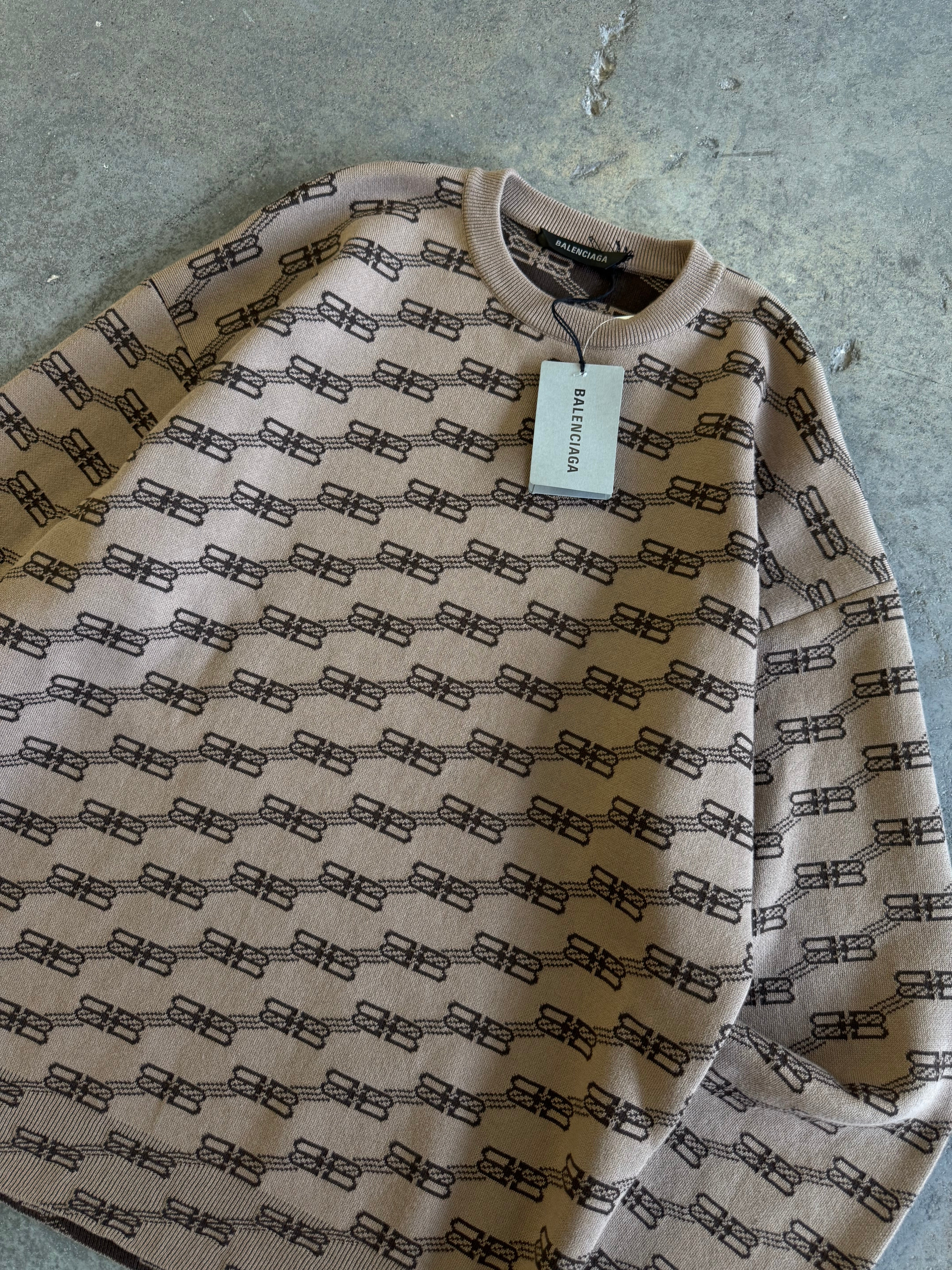 Balenciaga Brown knit - Sz L