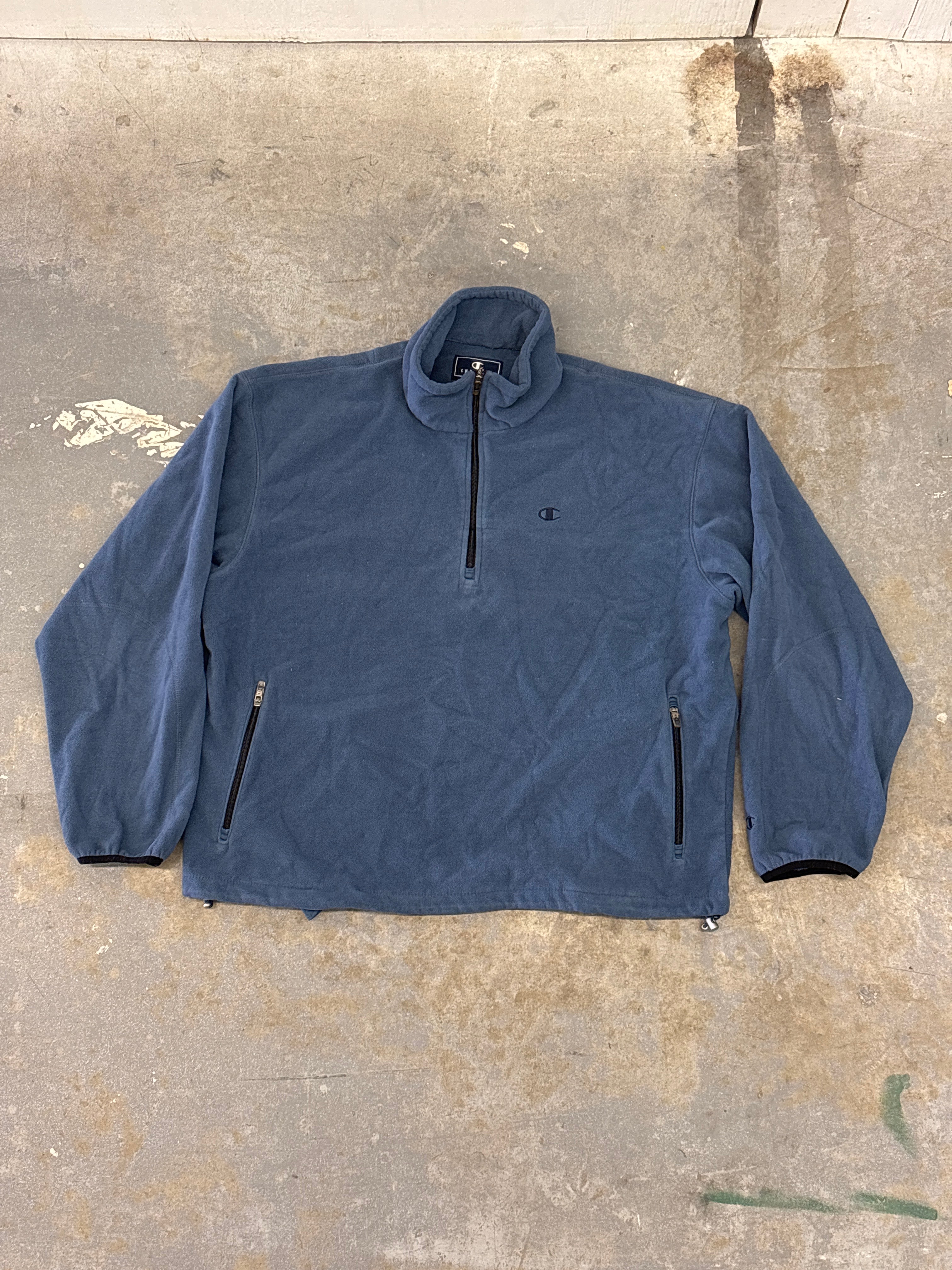 90s Champion fleece Quarter zip - Sz XL