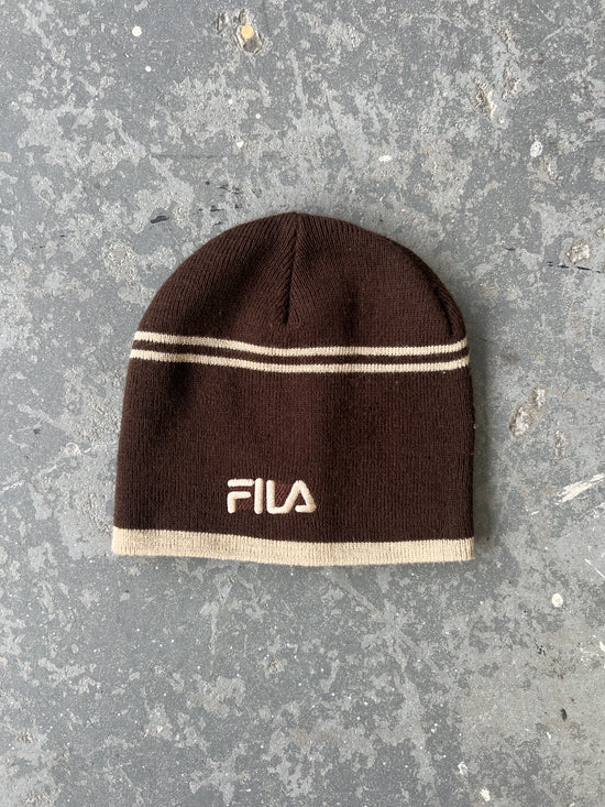 Y2K Fila Skull Beanie
