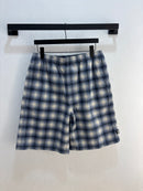 NEW Stussy Blue Plaid Shorts- Size M