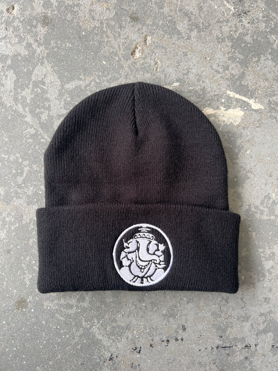 Ganesha Black Beanie