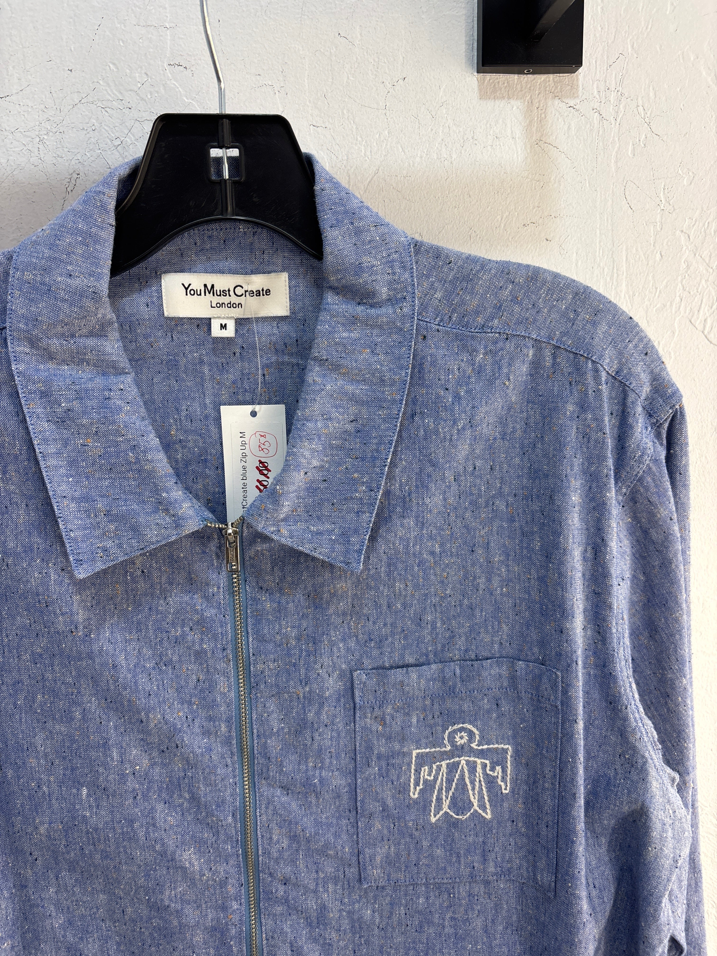 You must Create London Blue Zip Up - Size M