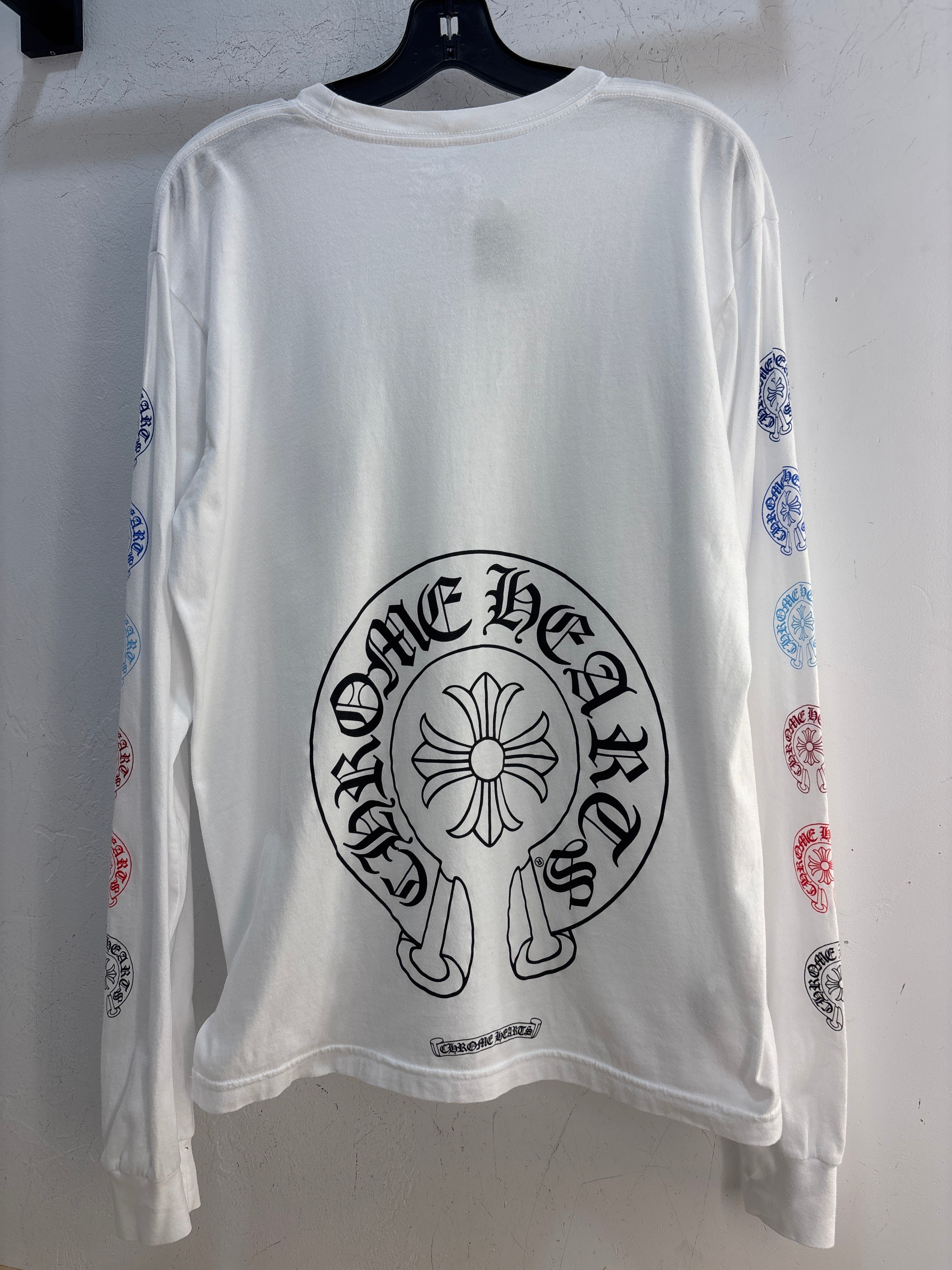 Chrome Hearts Multicolors Horseshoe Longsleeve - Size L