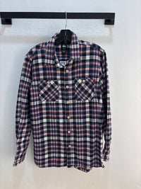Stussy Blue/Red Plaid Flannel - Size L