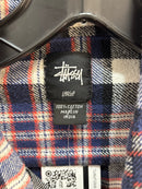 Stussy Blue/Red Plaid Flannel - Size L