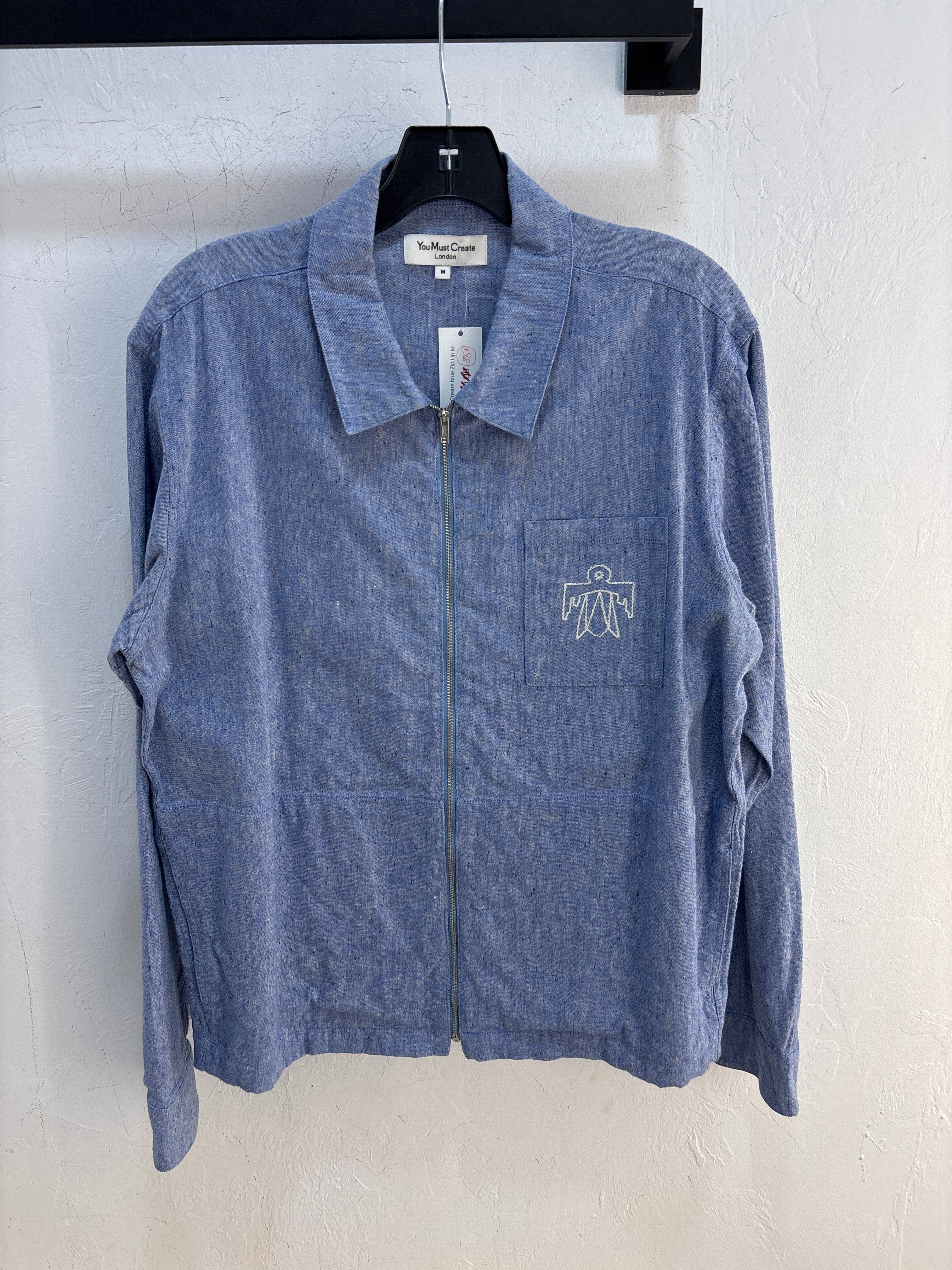 You must Create London Blue Zip Up - Size M