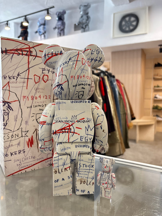 Bearbrick Jean-Michel Basquiat 100%/400% combo