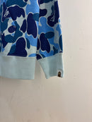 NEW BAPE ABC 2nd Camo Ape blue full zip -Size L