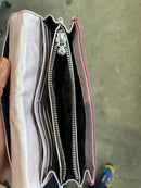 Chrome Hearts Pink Pony Hair Wallet