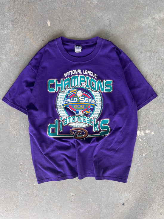 2001 National League Champions Diamondbacks tee- Sz XL