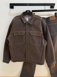 Supreme Brown Velour Set - Size L/32 US