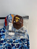 NEW BAPE ABC 2nd Camo Ape blue full zip -Size L