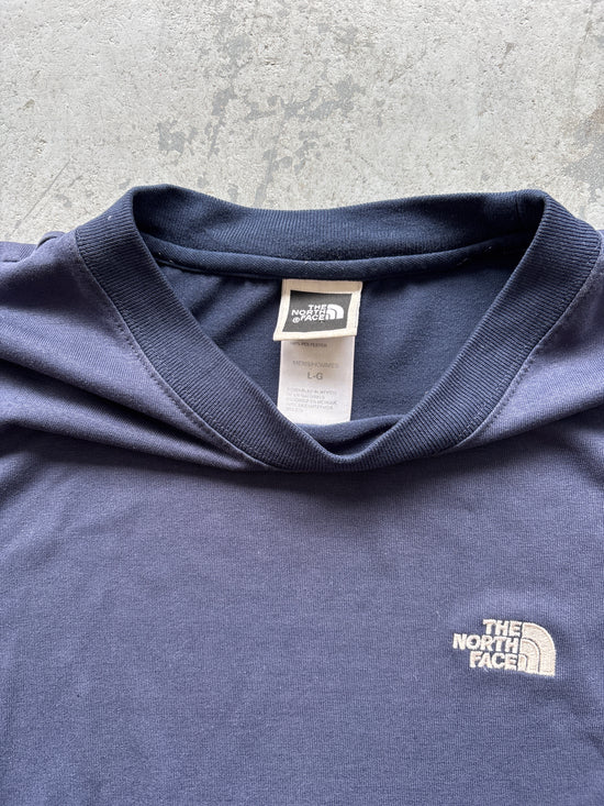 The North Face navy logo tee - Sz L
