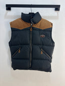 90s Hors La Loi Black Puffer Vest - Size S