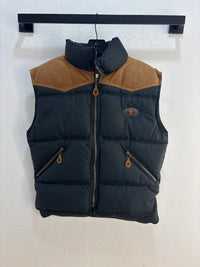 90s Hors La Loi Black Puffer Vest - Size S