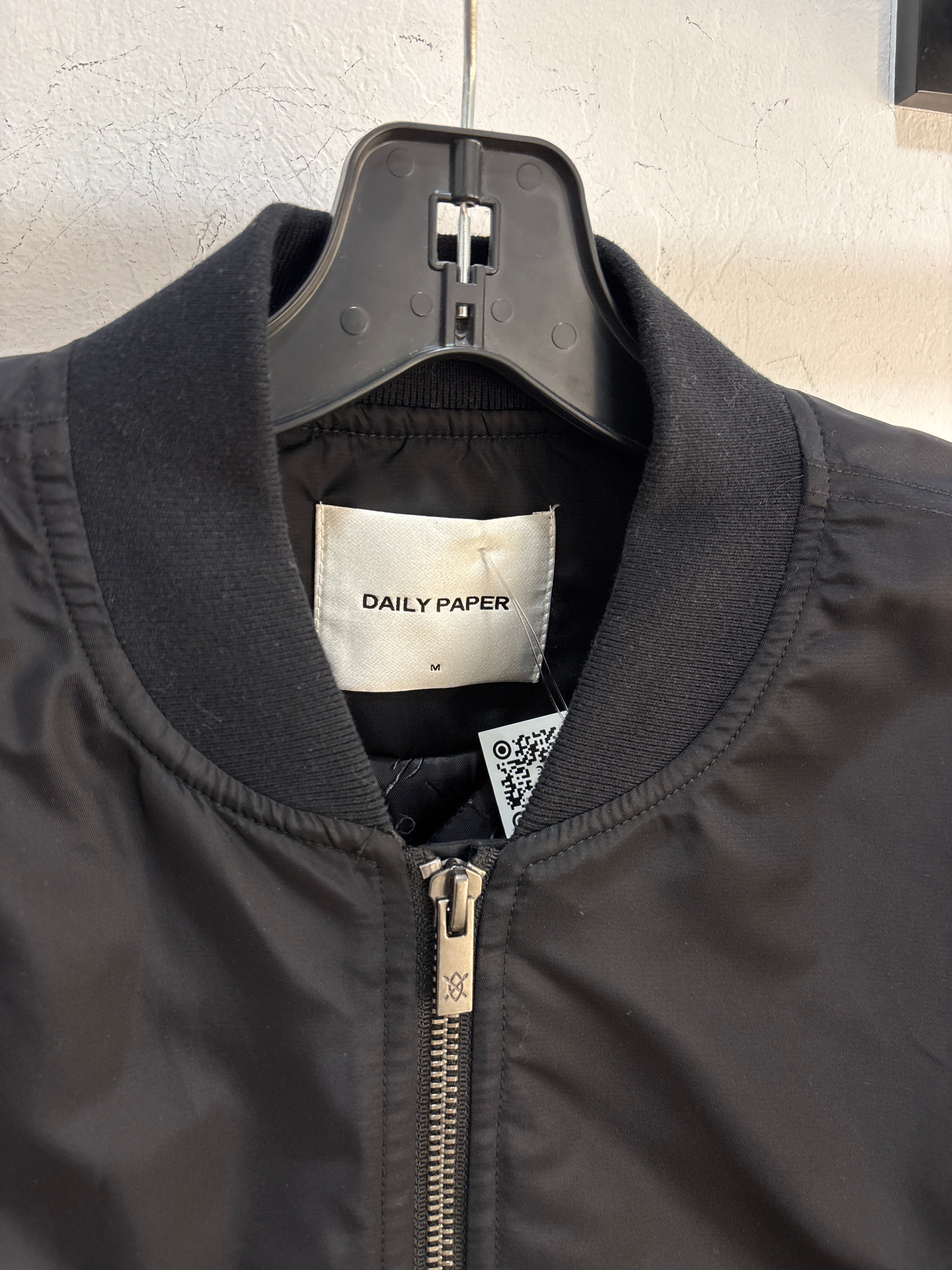 Daily Paper Black Bomber Jacket - Size M