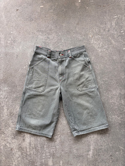 Mctavish Utility green denim short - Sz 34