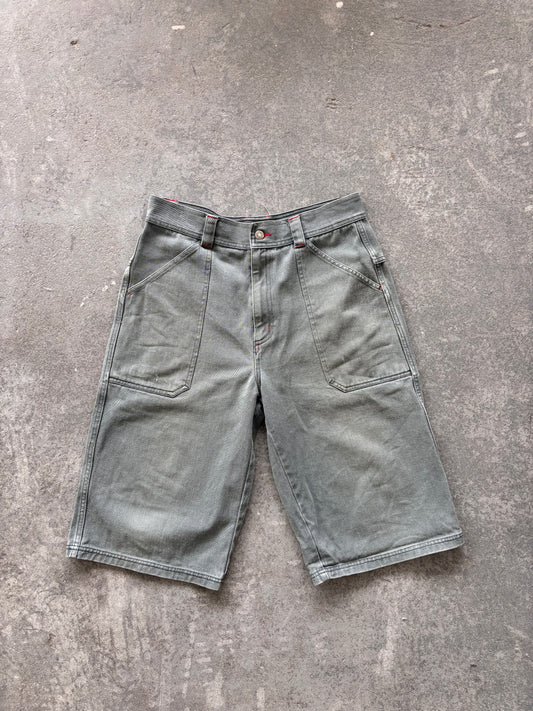 Mctavish Utility green denim short - Sz 34