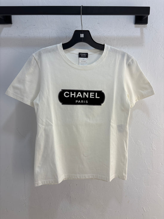 Chanel white Uniform Tshirt - Size S