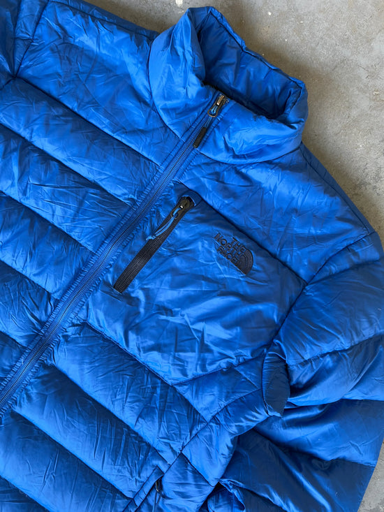 The North face Blue puffer- Size S