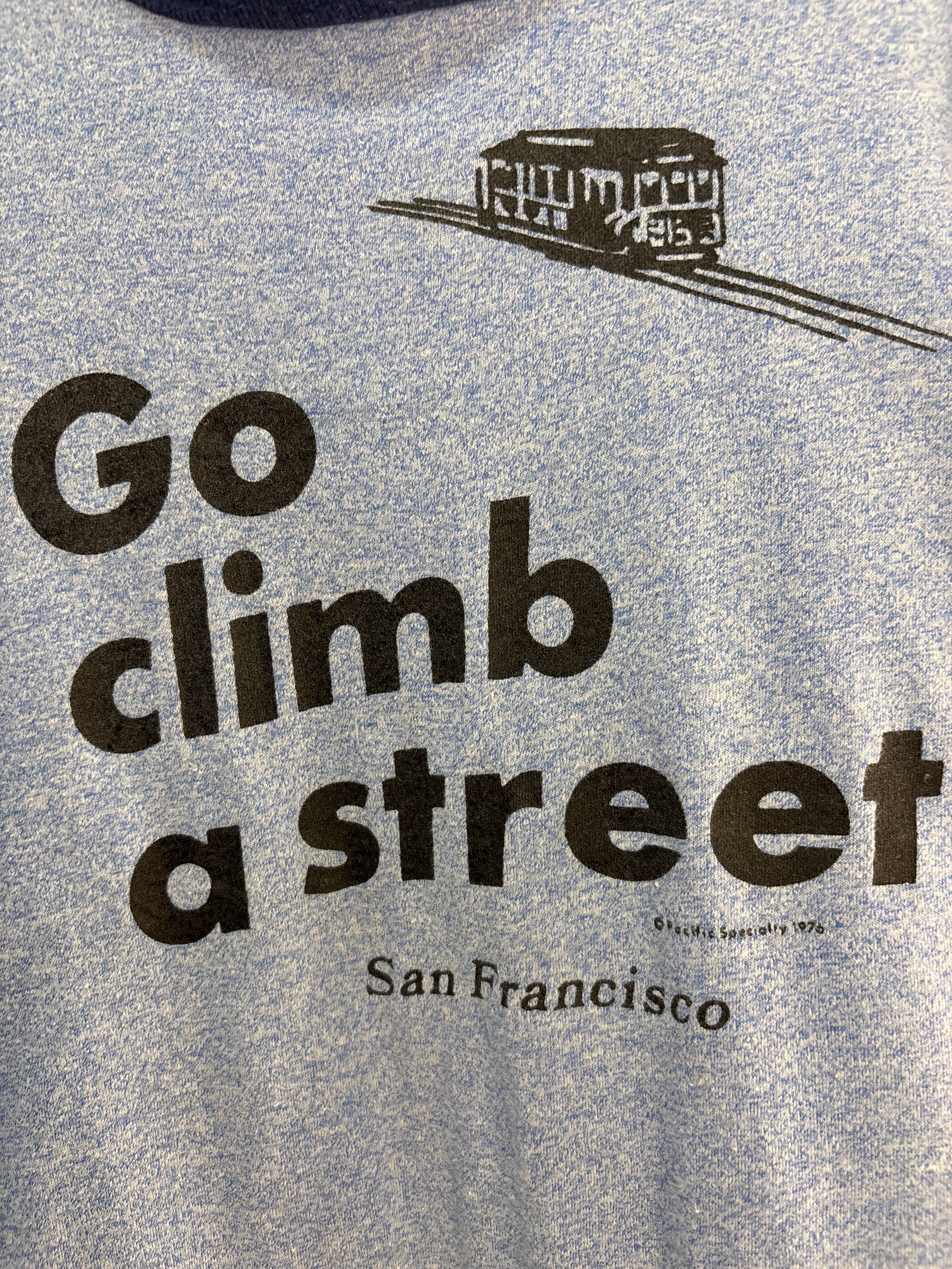 1976 Go Climb a Street SF tee M