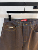 Supreme Brown Velour Set - Size L/32 US